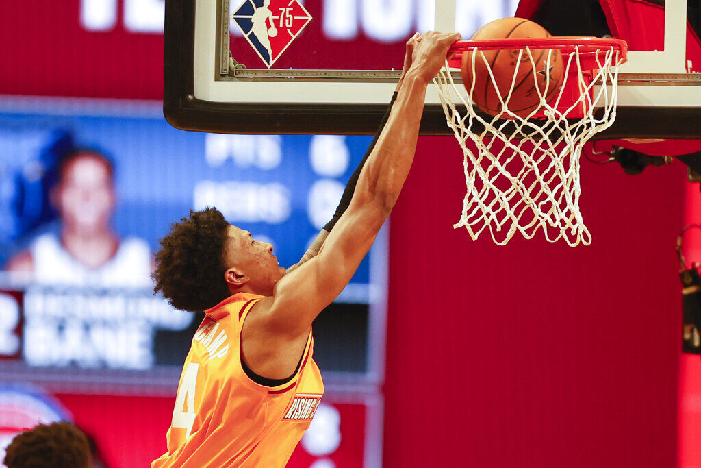 25. San Antonio: MarJon Beauchamp, NBA G League Ignite, 6-5